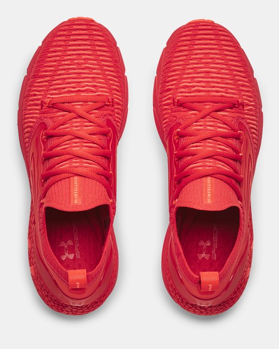 Men's UA HOVR™ Phantom 2 IntelliKnit Running Shoes, Red, pdpMainDesktop image number 2